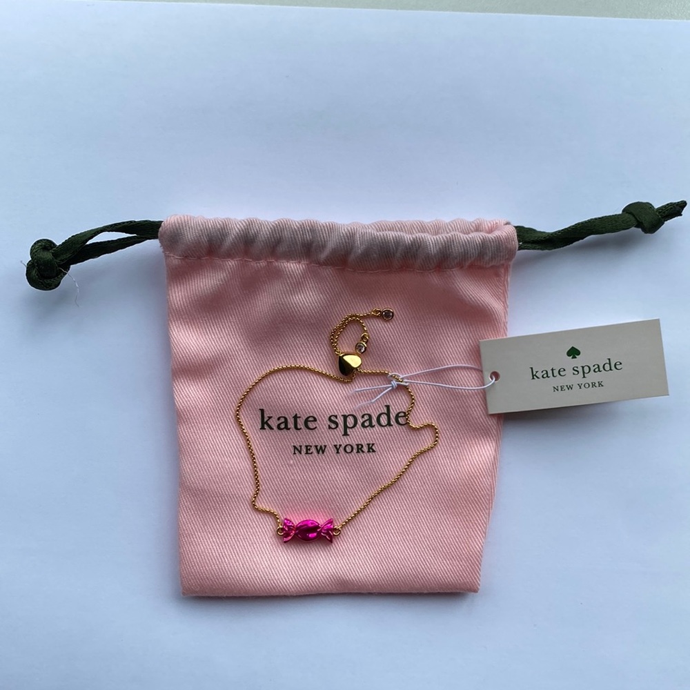 Kate Spade Candy Shop Pink Slider Bracelet, NWT